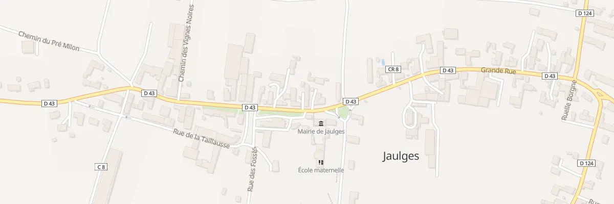 Plan du 37 Gr Grande Rue à Jaulges