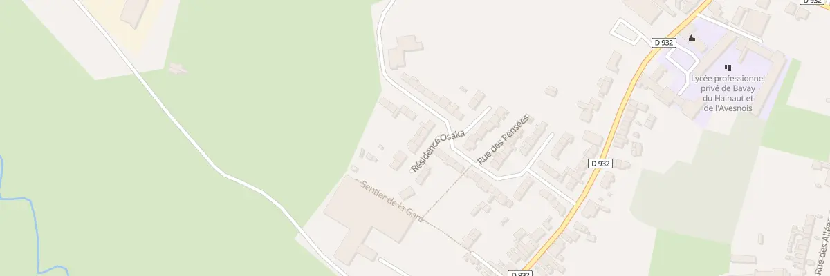 Plan du 21 Res Osaka Rue de la Chaussee à Bavay