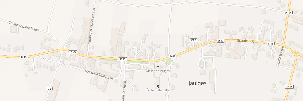 Plan du 39 Gr Grande Rue à Jaulges