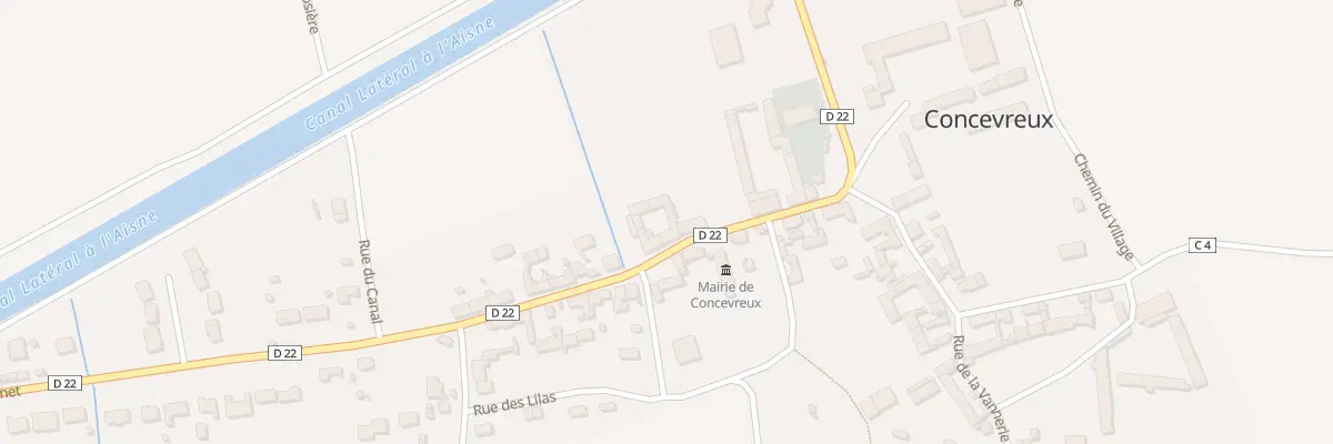 Plan du 8 Rue du Doyenet à Concevreux