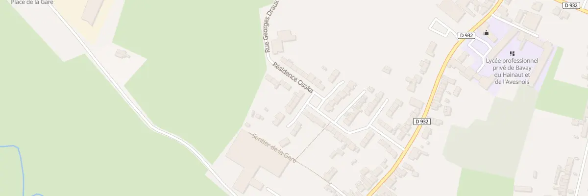 Plan du 23 Res Osaka Rue de la Chaussee à Bavay