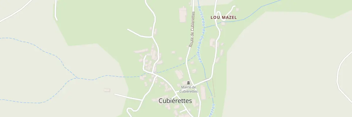Plan du 5061 Village de Cubierettes à Cubiérettes