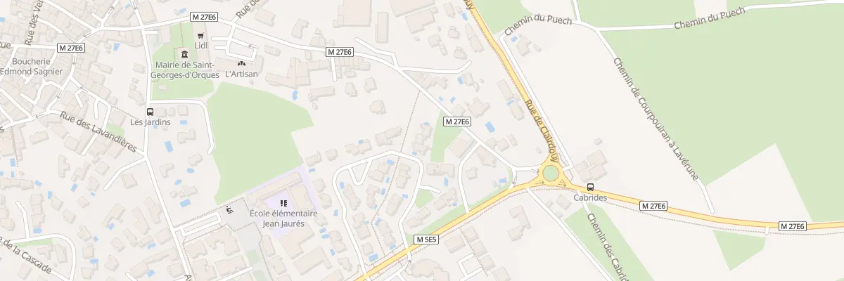 Plan du 27 Rue du Creux du Pont à Saint-Georges-d’Orques