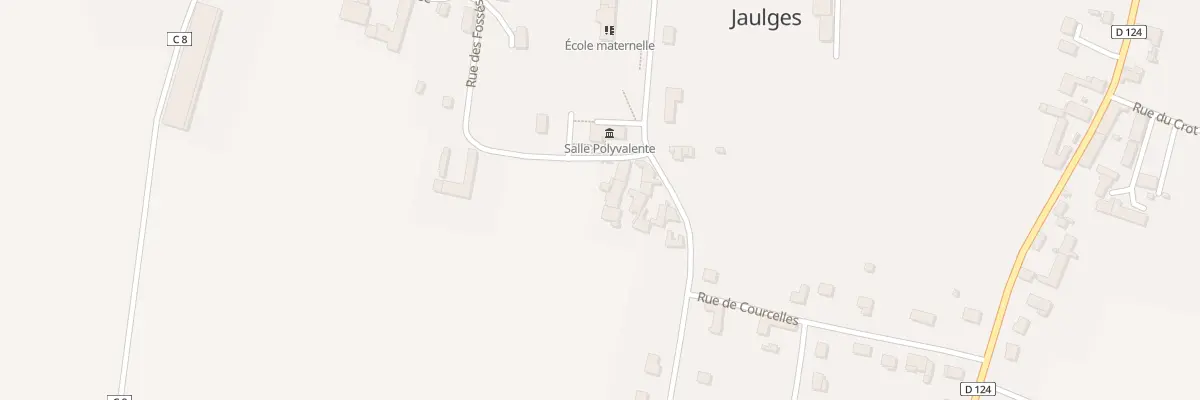 Plan du 6 Rue des Fosses à Jaulges