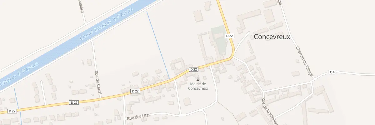 Plan du 6 Rue du Doyenet à Concevreux
