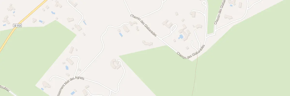 Plan de Devezes du Rang à Cazevieille