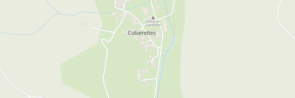 Plan du 5018 Village de Cubierettes à Cubiérettes