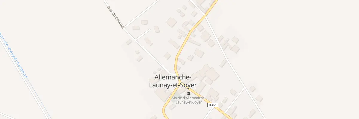 Plan du 14 Rue de la Fosse Argentier à Allemanche-Launay-et-Soyer