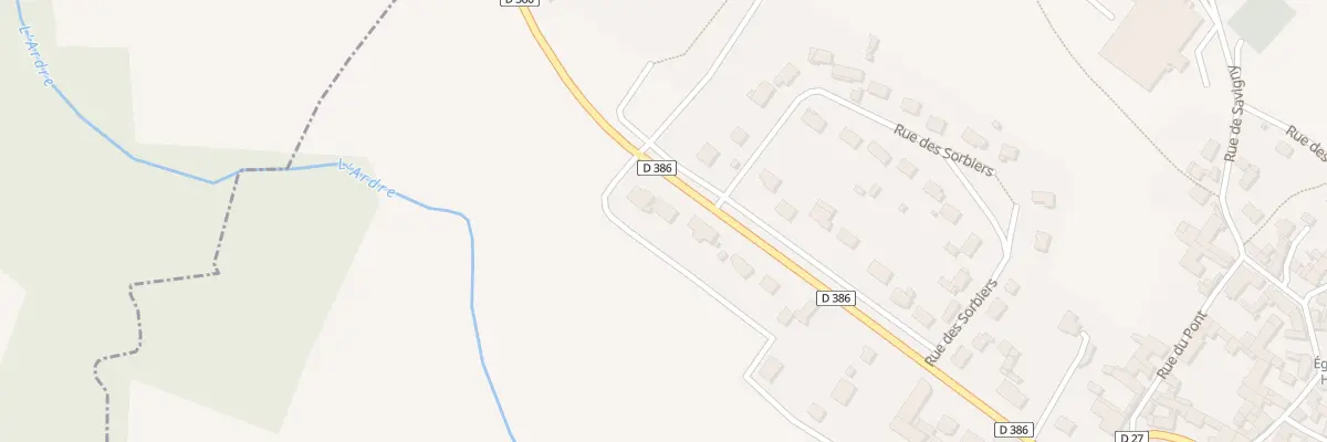 Plan du 23 Rue de Fismes à Faverolles-et-Coëmy