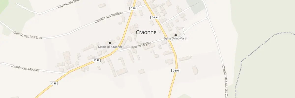 Plan du 8 Rue de l’Eglise à Craonne