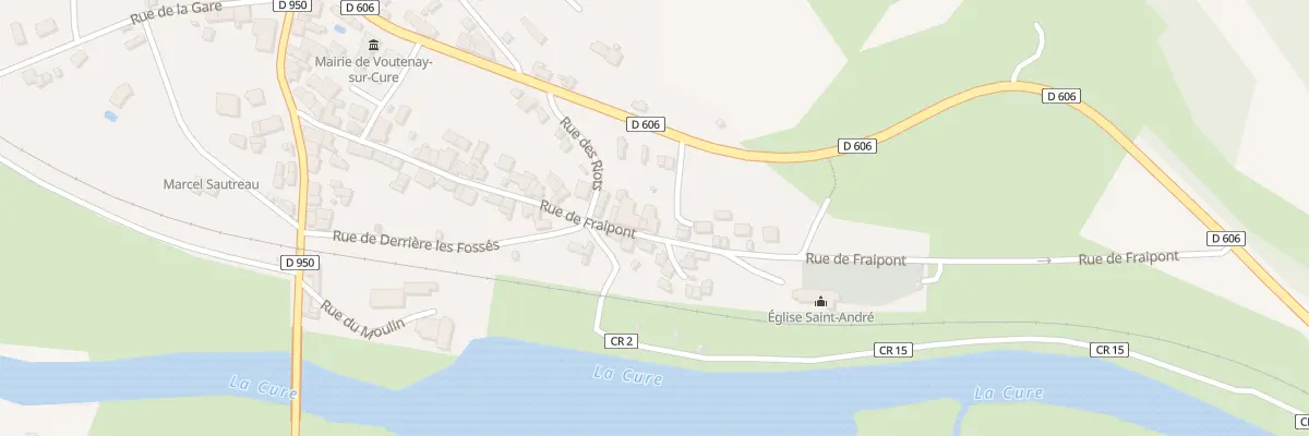 Plan du 43 Rue de Fraipont à Voutenay-sur-Cure