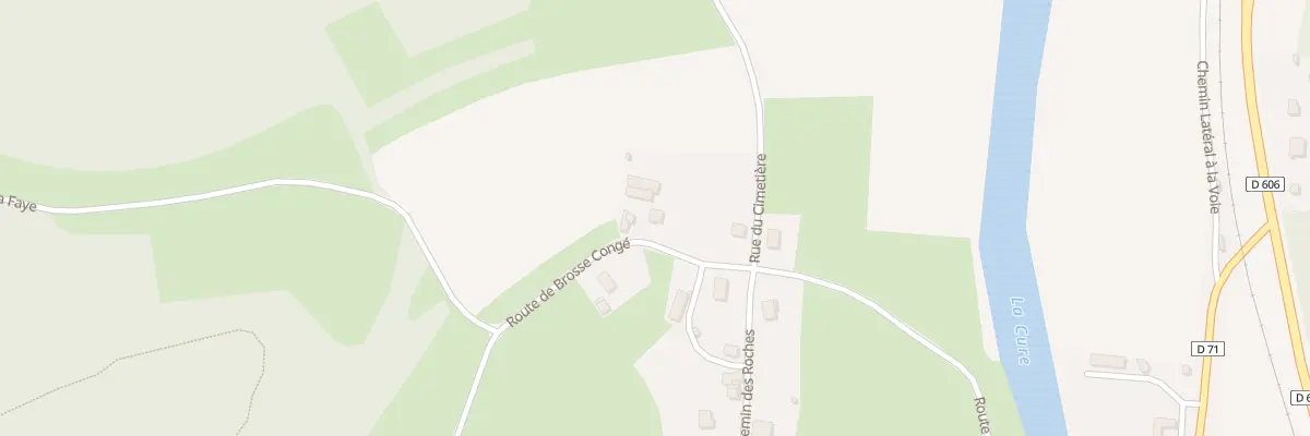 Plan du 3 Rte de Brosse à Sermizelles