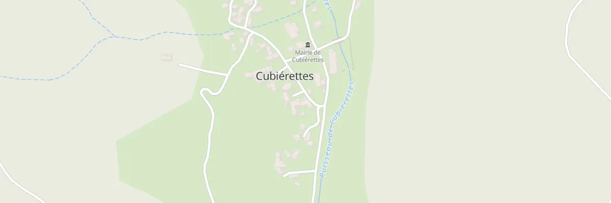 Plan du 5019 Village de Cubierettes à Cubiérettes