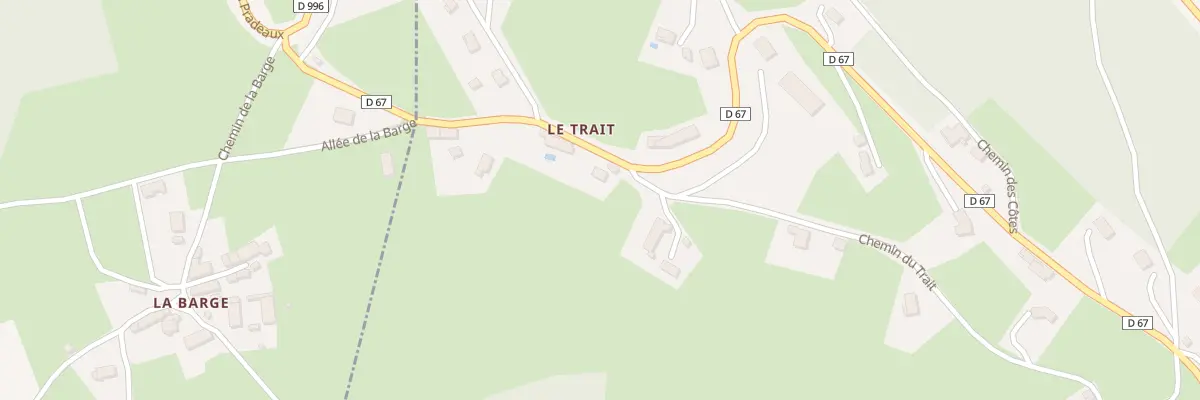 Plan du 5092 Le Trait à Saint-Martin-des-Olmes