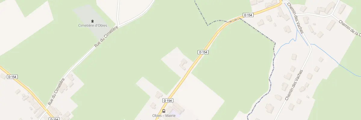 Plan du 325 Rue de Wiarde à Obies