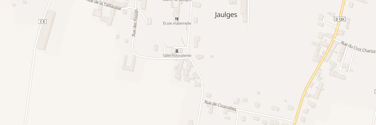 Plan du 2B Rue Glacée à Jaulges