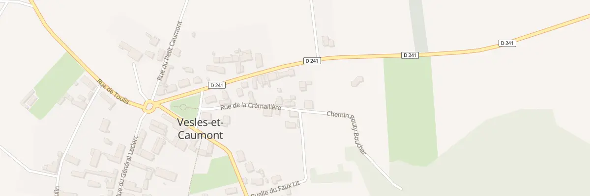 Plan du 5 Rue de la Cremaillere à Vesles-et-Caumont