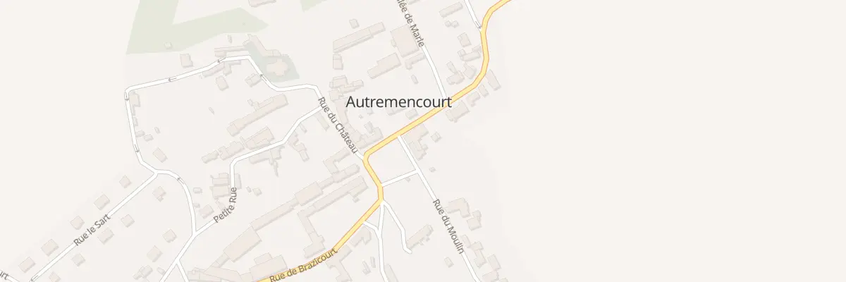 Plan du 2 Rue Notre-Dame à Autremencourt