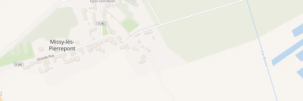Plan du 9001 Routy du Petit Marais à Missy-lès-Pierrepont