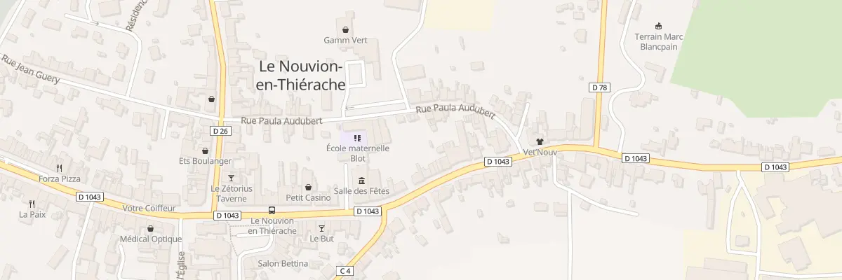 Plan du 31 Rue Théodore Blot au Nouvion-en-Thiérache