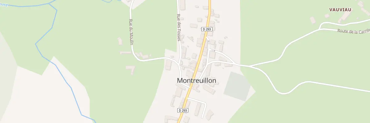 Plan du 88 Le Bourg à Montreuillon