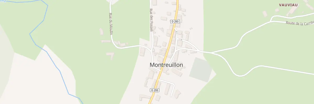 Plan du 26 Rue du Docteur Pouget à Montreuillon