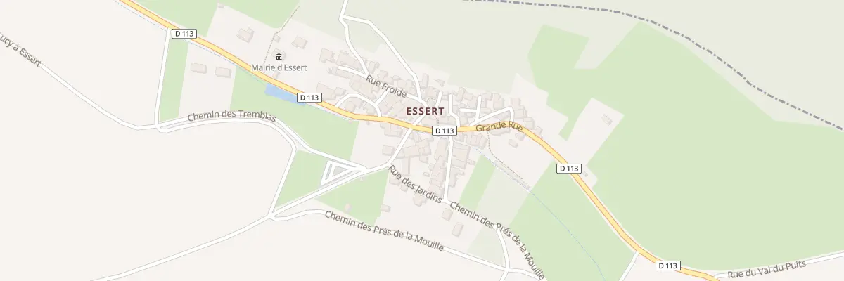 Plan du 5020 Grande Rue - Essert à Lucy-sur-Cure