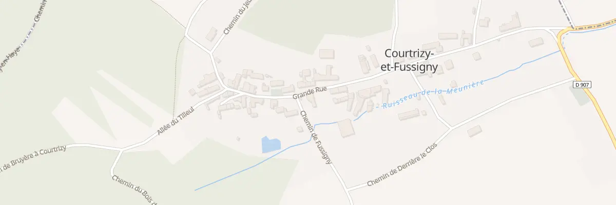 Plan du 17 Gr Grand Rue à Courtrizy-et-Fussigny