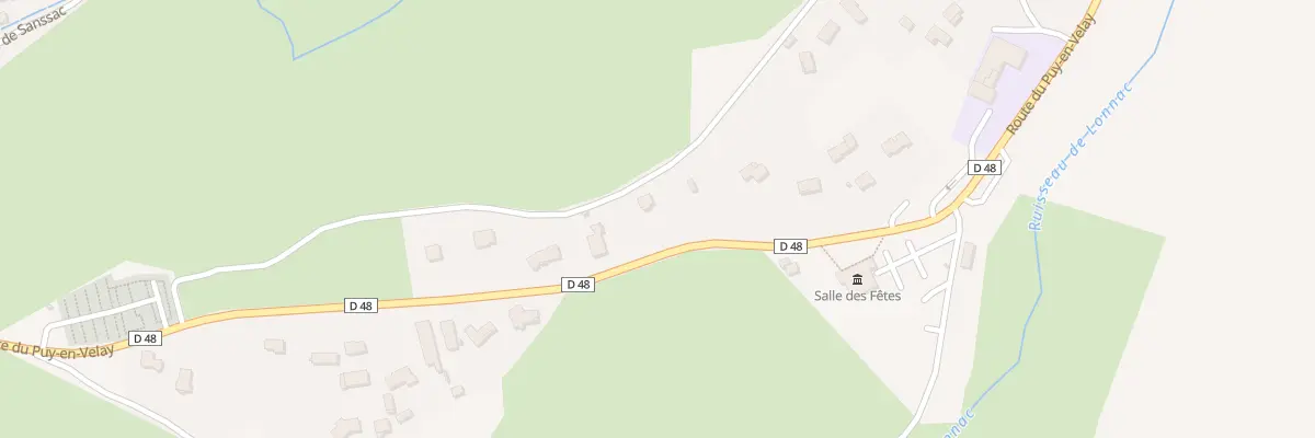 Plan du 13 Rte du Puy-en-Velay à Sanssac-l’Église