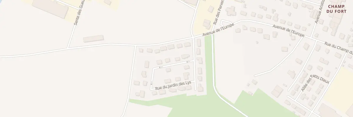 Plan du 4 Rue du Jardin des Lys à Chablis