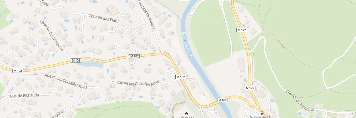 Plan du 370 Rte de Bel Air à Grabels