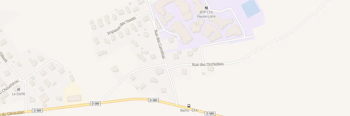 Plan du 124 Rue des Camélias à Bains