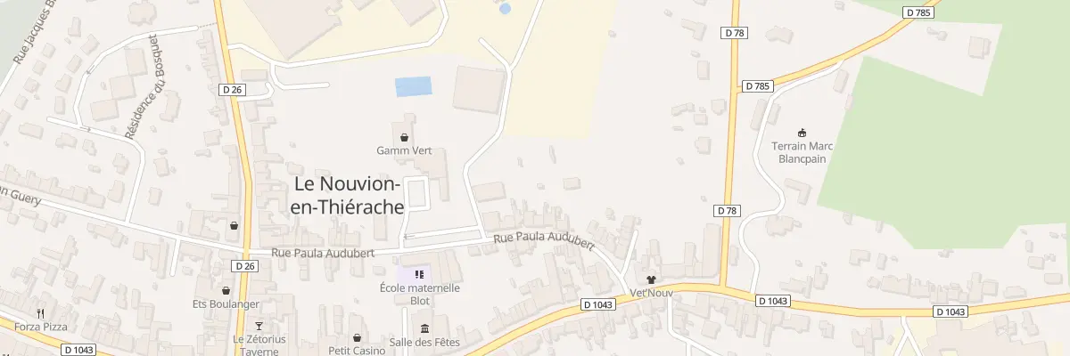 Plan du 30 Rue Paula Audubert au Nouvion-en-Thiérache