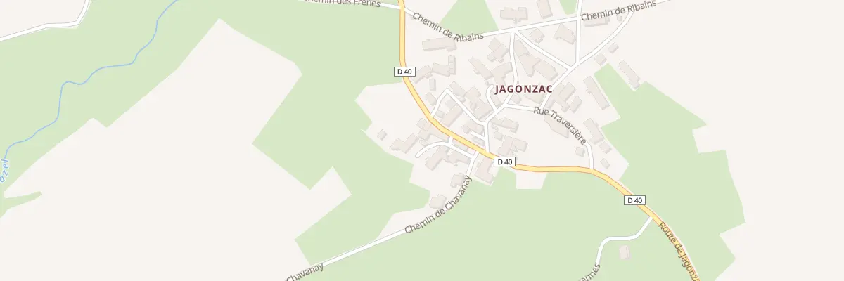 Plan du 5251 Jagonzac à Saint-Haon