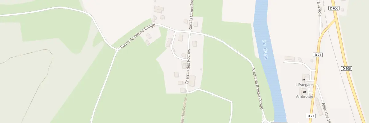 Plan du 3 Che des Roches à Sermizelles