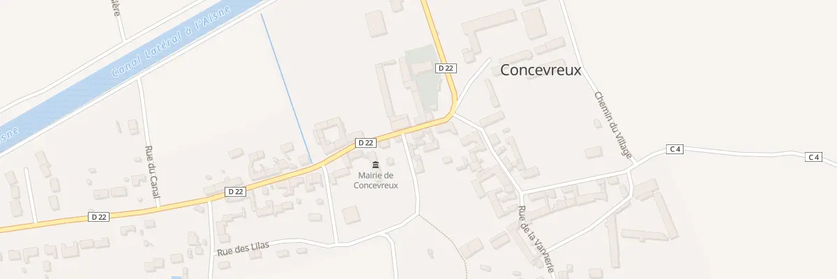 Plan du 5 Rue du Doyenet à Concevreux