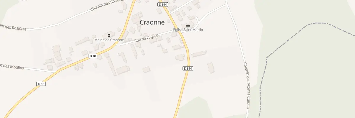 Plan du 12 Rue de Pontavert à Craonne