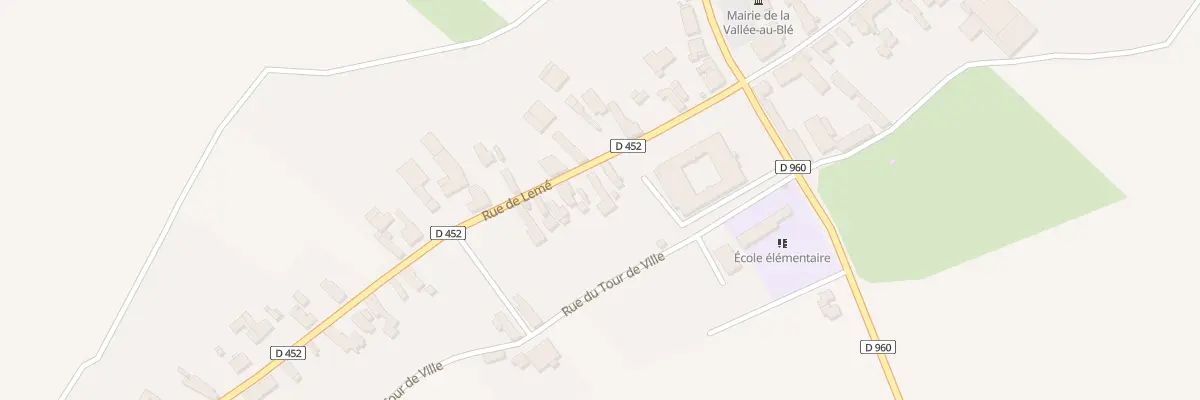 Plan du 7 Rue de Lemé à La Vallée-au-Blé