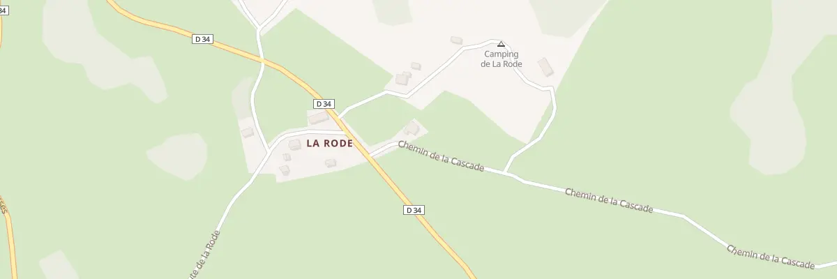 Plan du 38 Che de la Cascade à Rocles