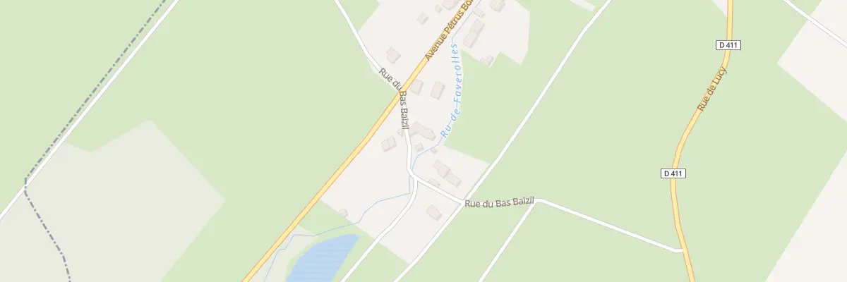 Plan du 4 Rue du Bas du Baizil au Baizil