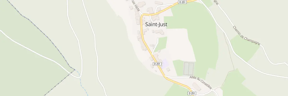Plan du 5165 Le Bourg à Saint-Just