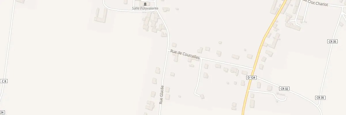 Plan du 9 Rue Glacée à Jaulges