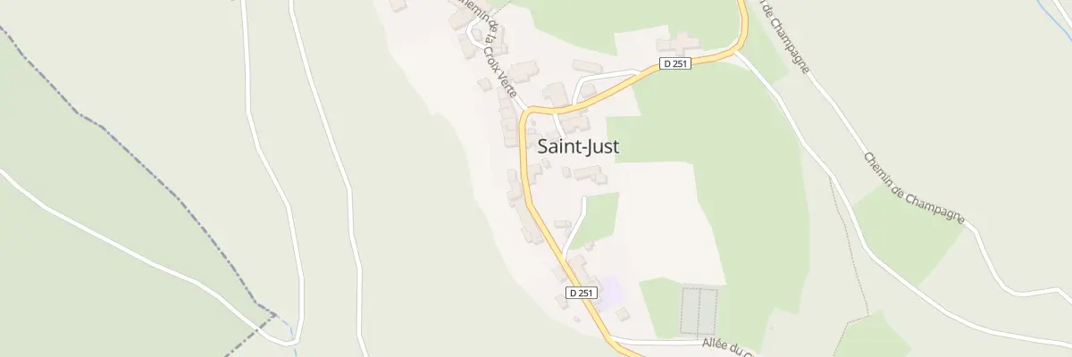 Plan du 5159 Le Bourg à Saint-Just