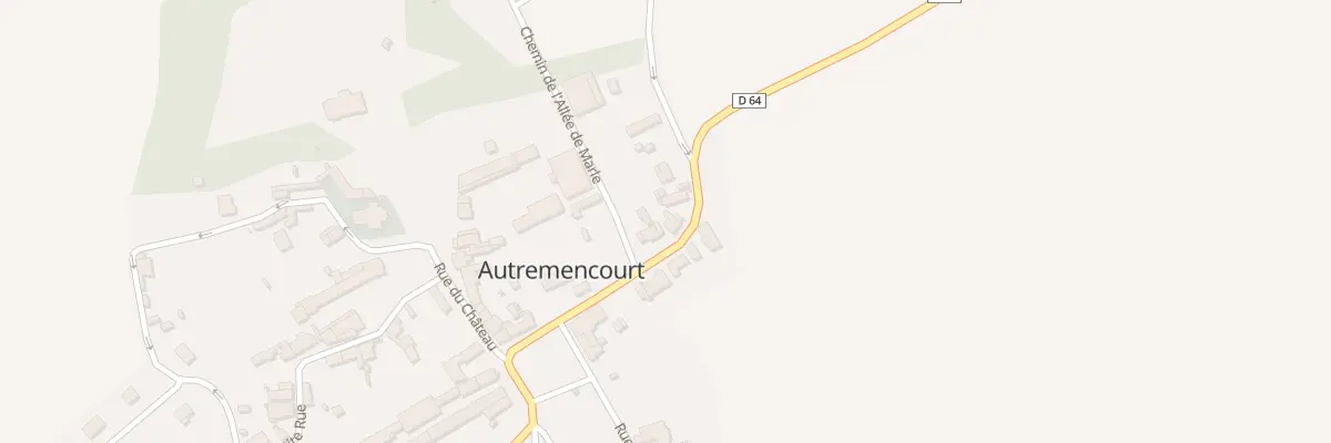 Plan du 11 Rue Notre-Dame à Autremencourt