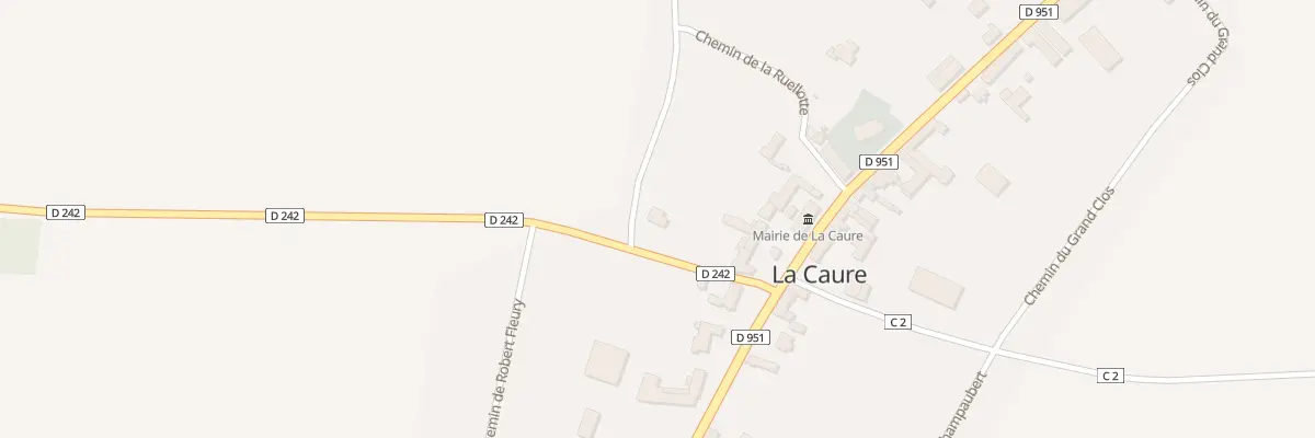 Plan du 4 Rue du Mesnil à La Caure