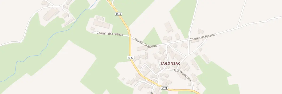 Plan du 5211 Jagonzac à Saint-Haon