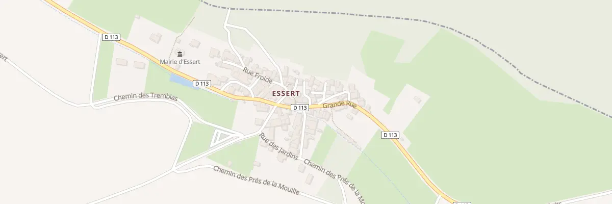 Plan du 5010 Grande Rue - Essert à Lucy-sur-Cure