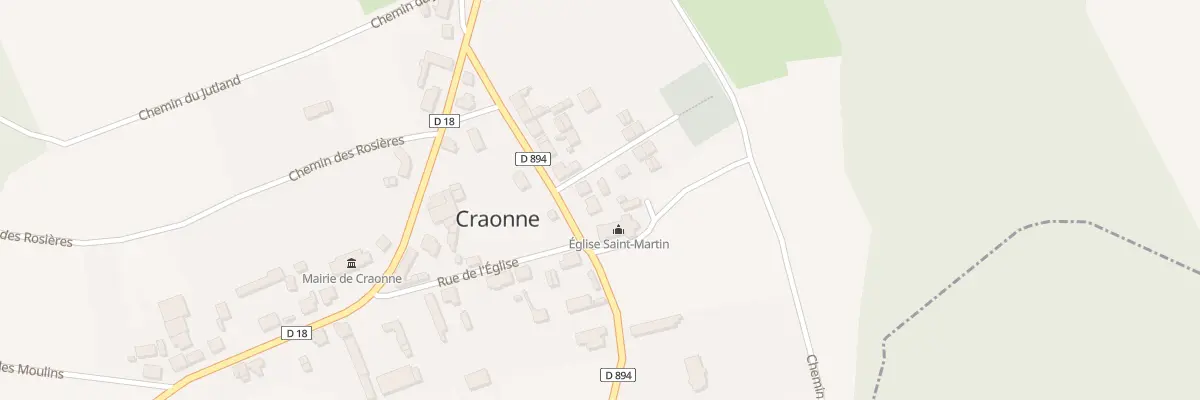 Plan du 13 Rue de Pontavert à Craonne