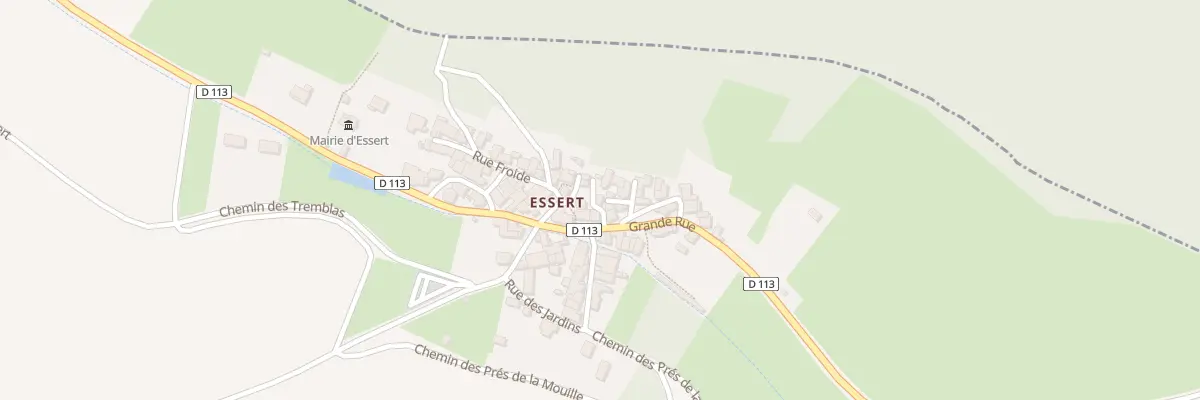 Plan du 5003 Rue des Perriots - Essert à Lucy-sur-Cure