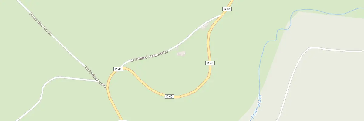 Plan du 176 Che de la Cartelas à Chausseterre